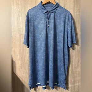 Johnnie-O Dark Blue Polo Shirt Size XXL